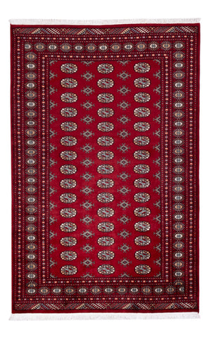 Pakistan Tæppe - 241 x 154 cm - rød