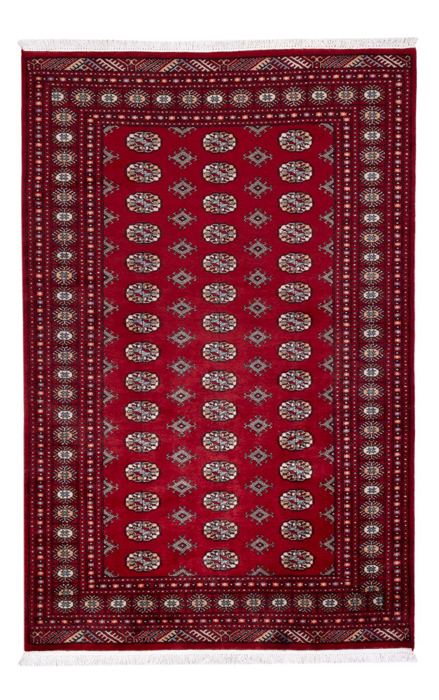 Pakistan Tæppe - 241 x 154 cm - rød