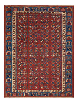 Kelim-tæppe - orientalsk - Soumak - 229 x 175 cm - rust