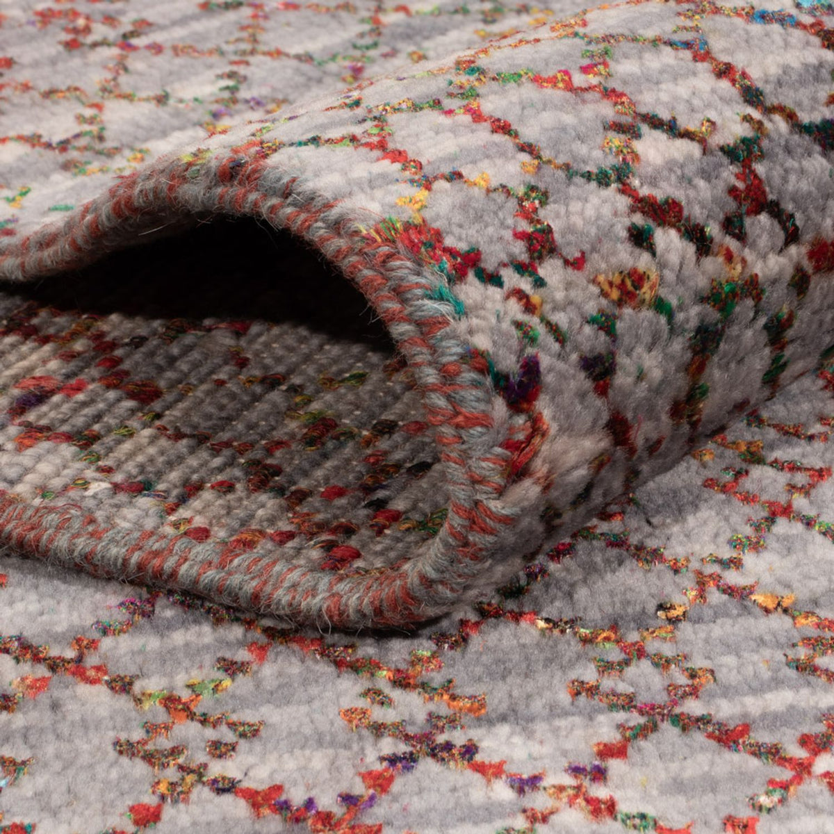 Designer tæppe - 300 x 200 cm - flerfarvet