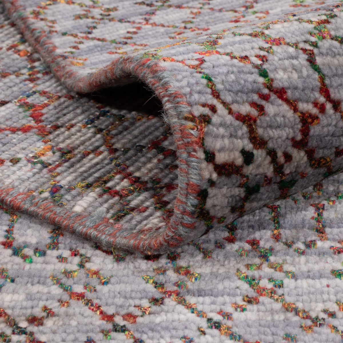 Designer tæppe - 297 x 200 cm - flerfarvet