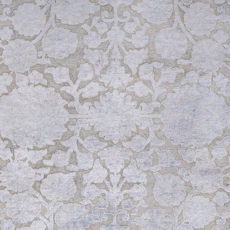 Designer tæppe - 295 x 246 cm - sølv