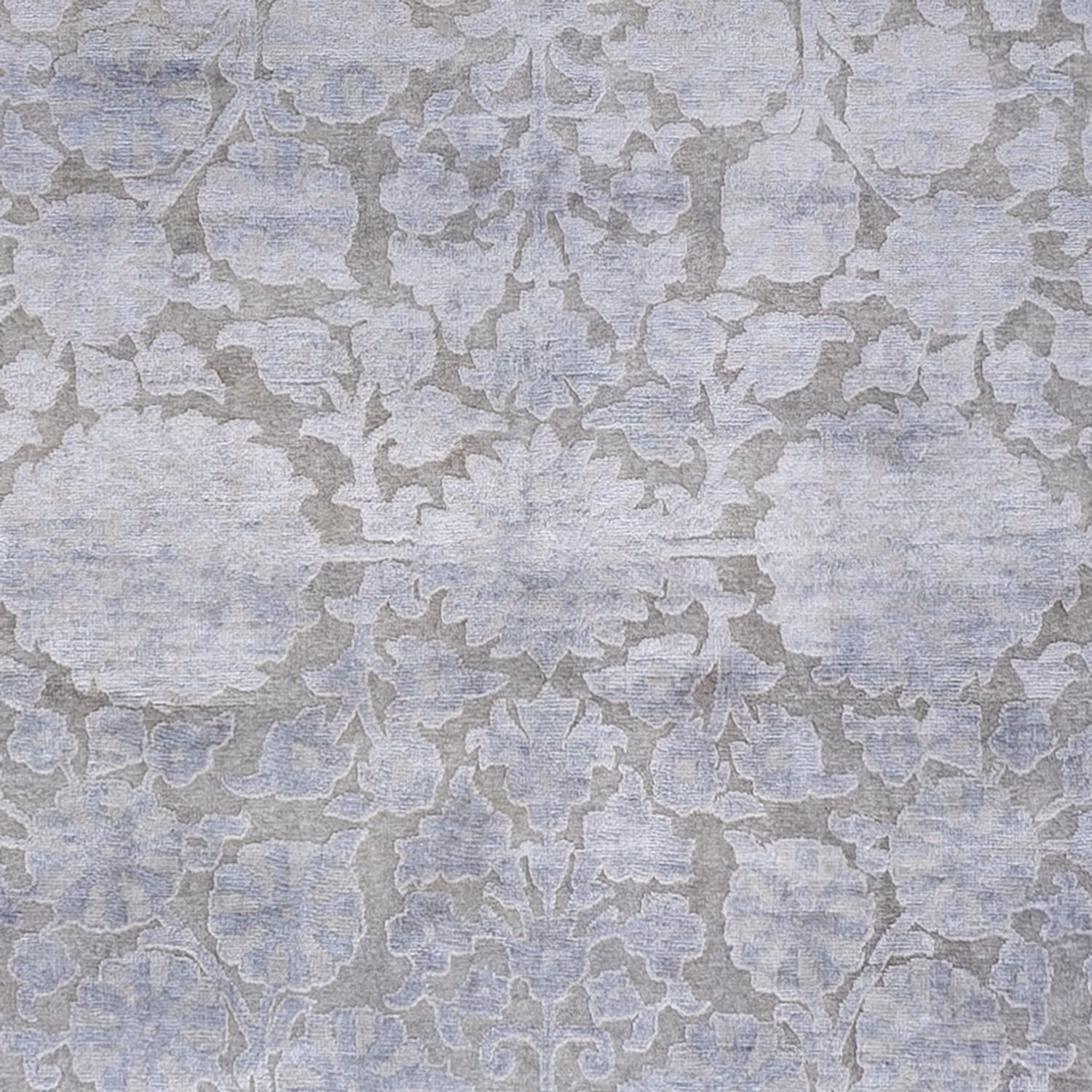 Designer tæppe - 294 x 246 cm - sølv