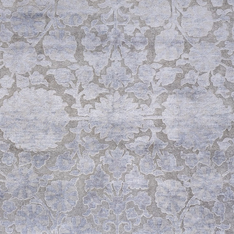 Designer tæppe - 294 x 246 cm - sølv