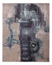 Designer tæppe - 300 x 250 cm - flerfarvet