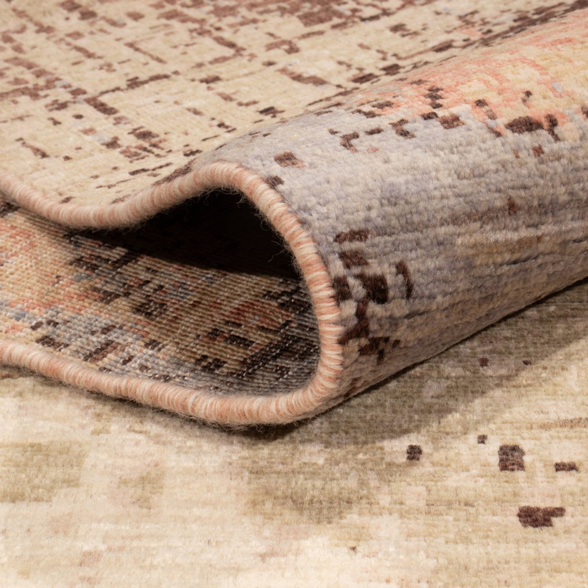 Designer tæppe - 295 x 203 cm - flerfarvet