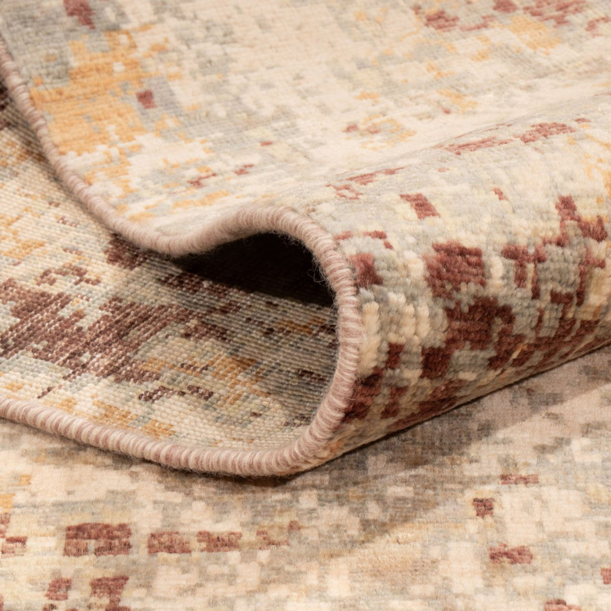 Designer tæppe - 296 x 206 cm - flerfarvet