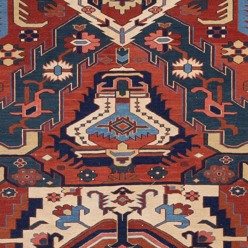 Kelim-tæppe - orientalsk - Soumak - 256 x 194 cm - flerfarvet