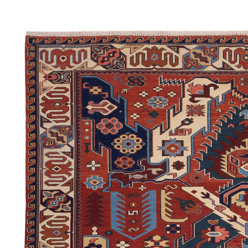Kelim-tæppe - orientalsk - Soumak - 256 x 194 cm - flerfarvet