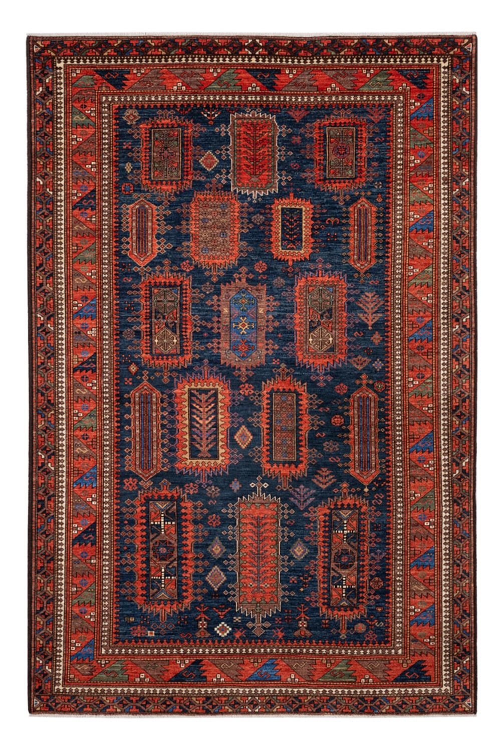 Ziegler Carpet - Kazak - 283 x 184 cm - mørkeblå