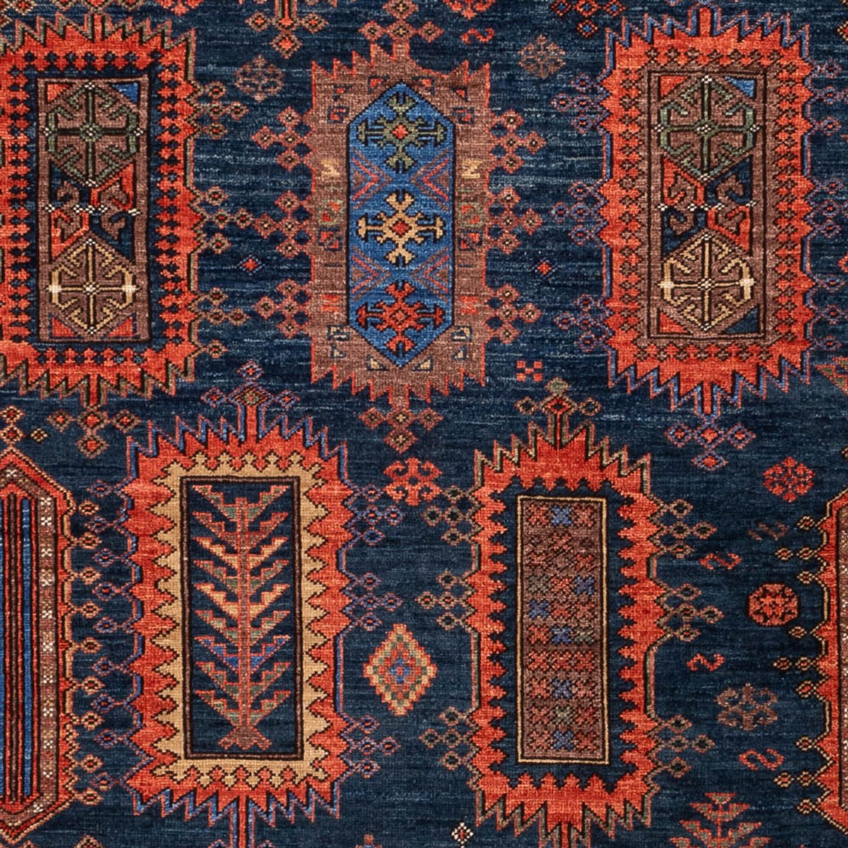 Ziegler Carpet - Kazak - 283 x 184 cm - mørkeblå