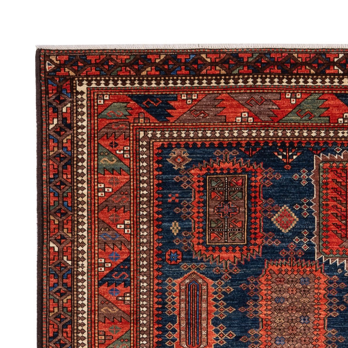 Ziegler Carpet - Kazak - 283 x 184 cm - mørkeblå