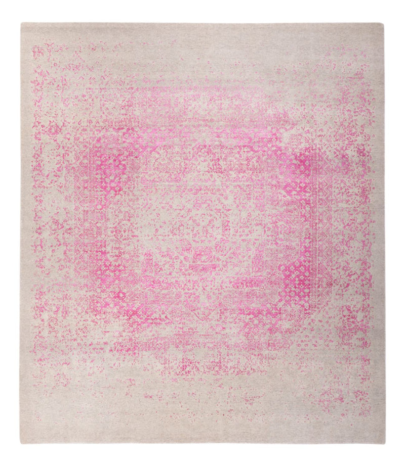 Designer tæppe - 293 x 256 cm - pink