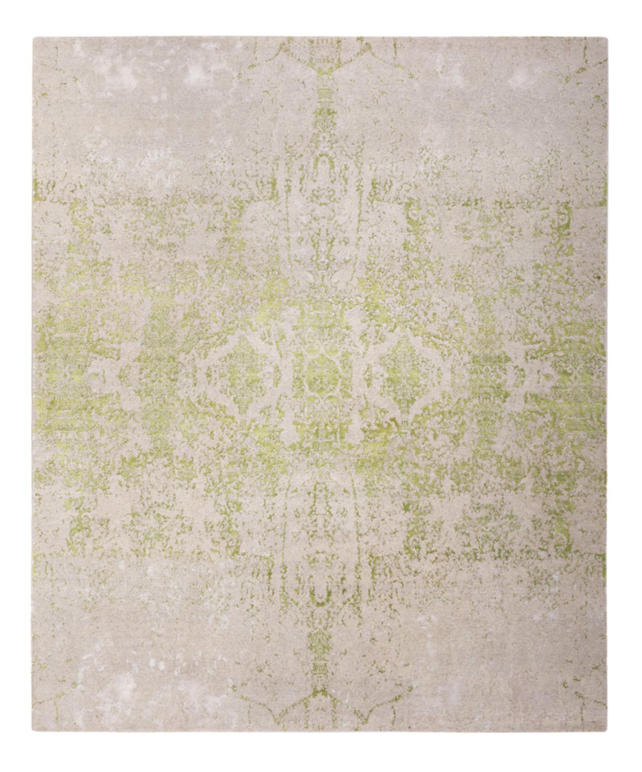 Designer tæppe - 302 x 250 cm - lysegrøn