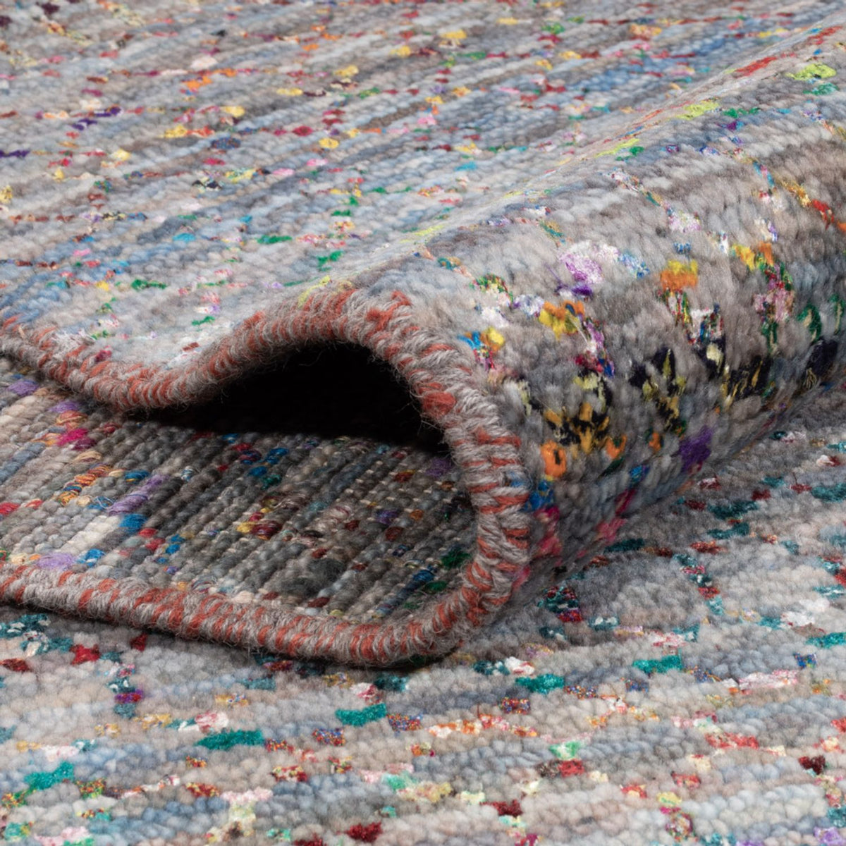 Designer tæppe - 304 x 205 cm - flerfarvet