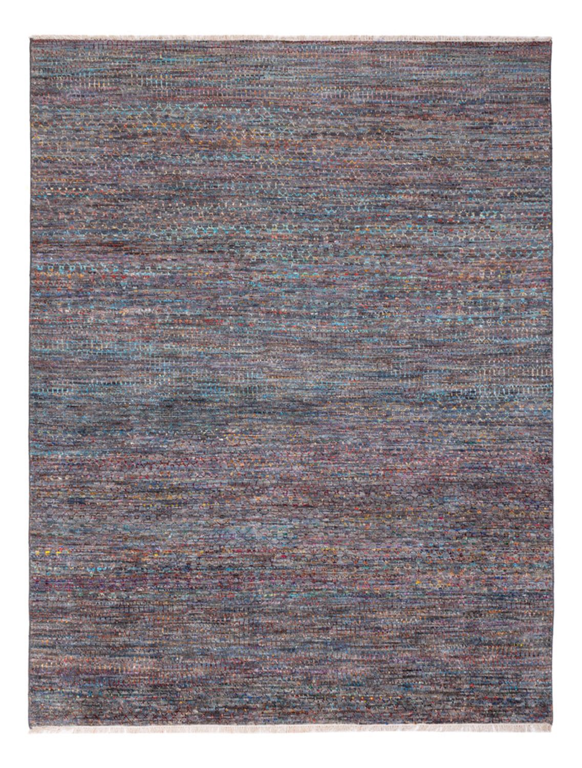 Designer tæppe - 306 x 245 cm - mørkeblå