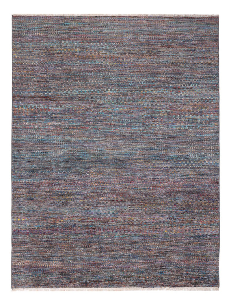 Designer tæppe - 306 x 245 cm - mørkeblå