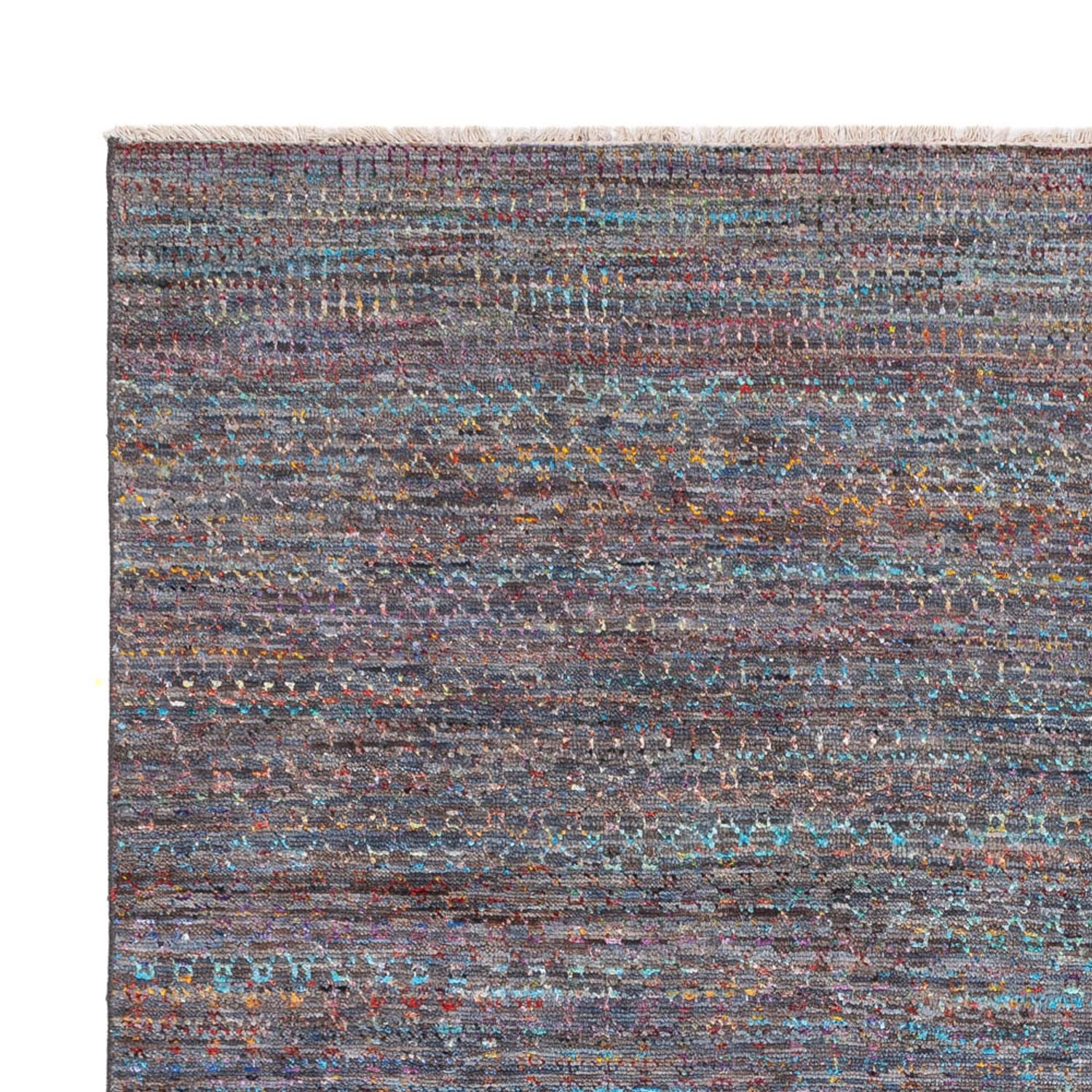 Designer tæppe - 306 x 245 cm - mørkeblå