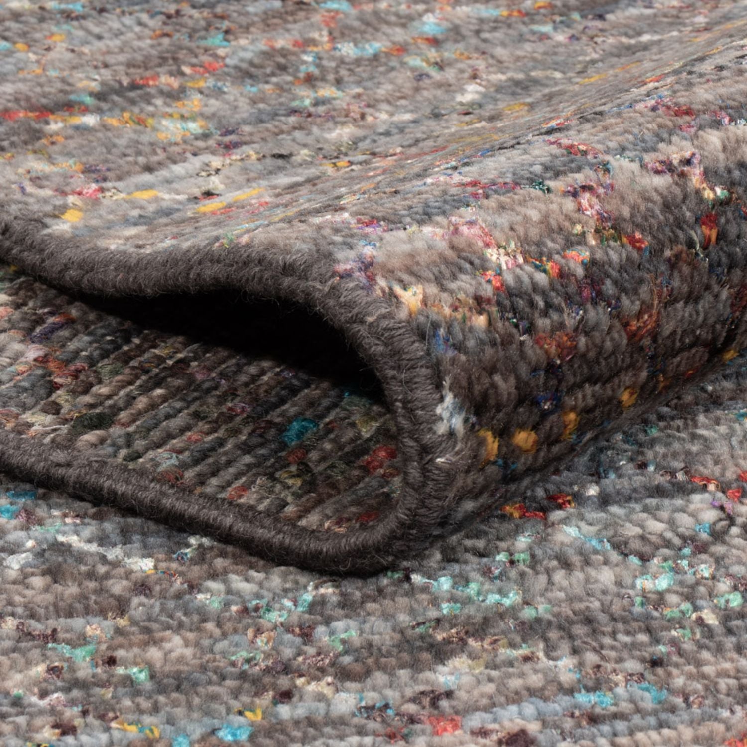 Designer tæppe - 306 x 245 cm - mørkeblå