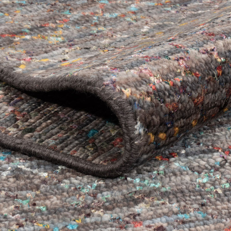 Designer tæppe - 306 x 245 cm - mørkeblå