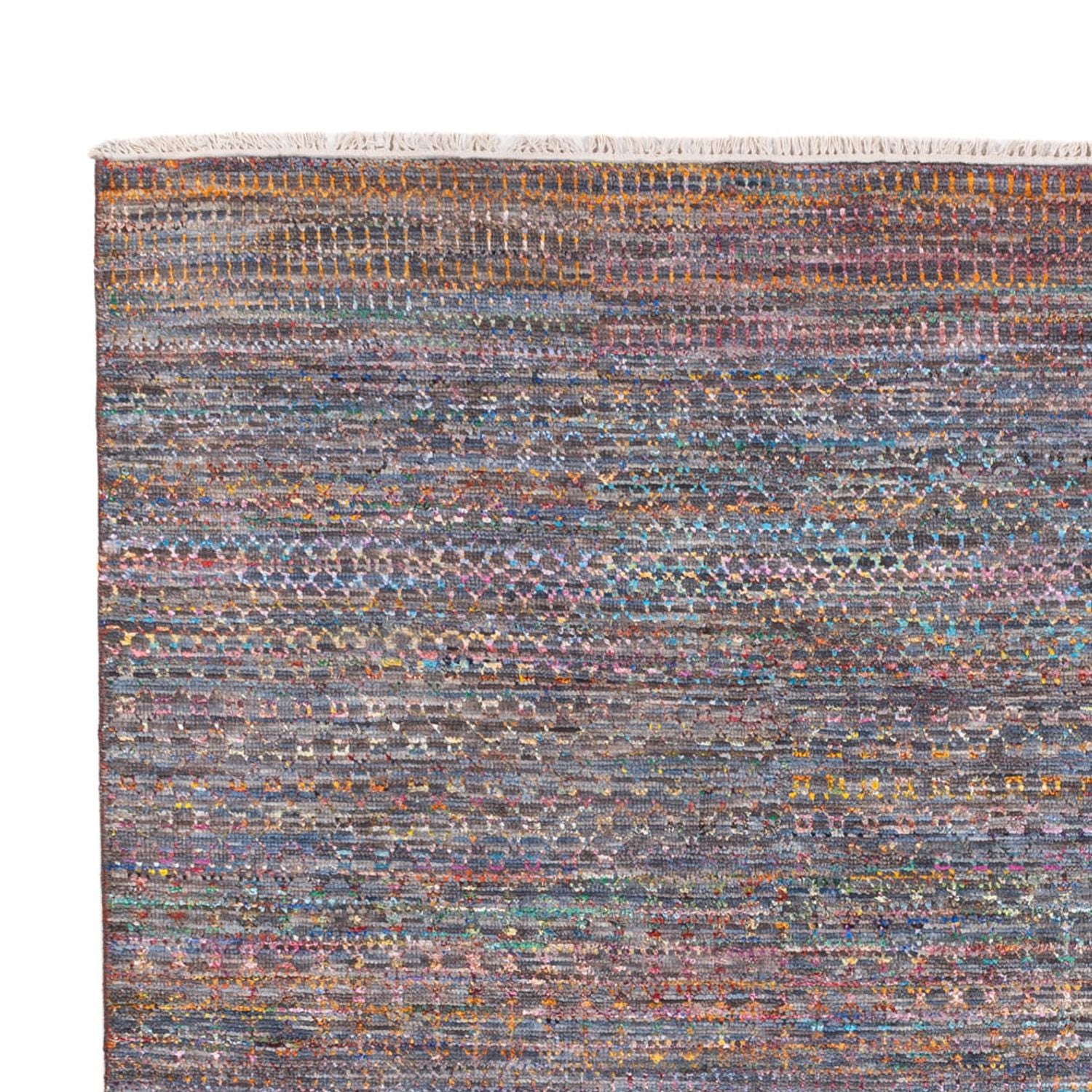 Designer tæppe - 304 x 249 cm - mørkeblå