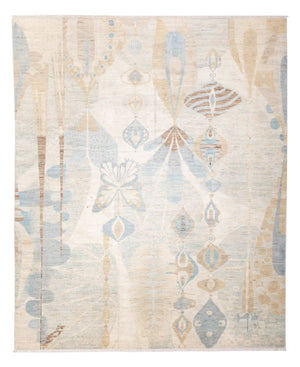 Designer tæppe - 305 x 246 cm - beige