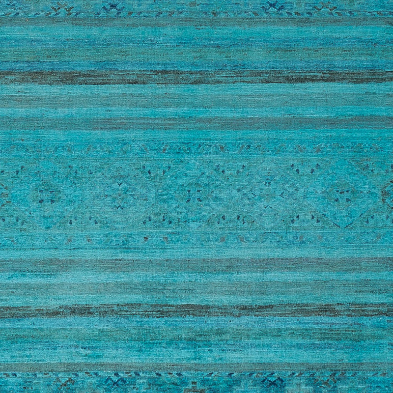 Designer tæppe - 300 x 247 cm - turkis