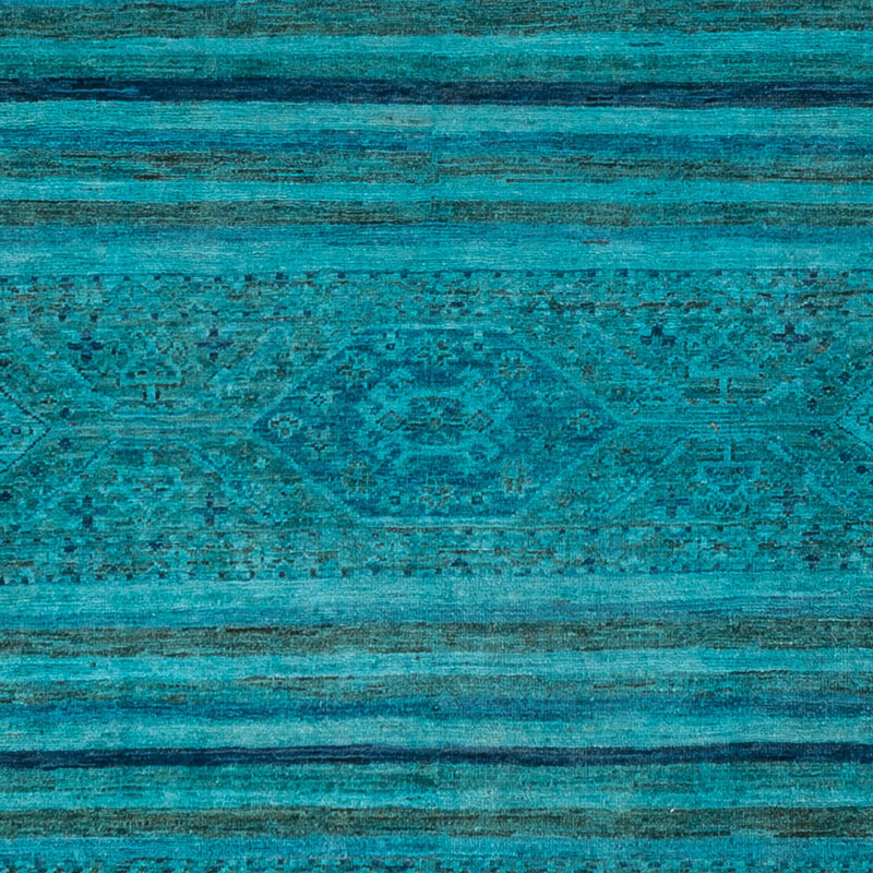 Designer tæppe - 288 x 240 cm - turkis