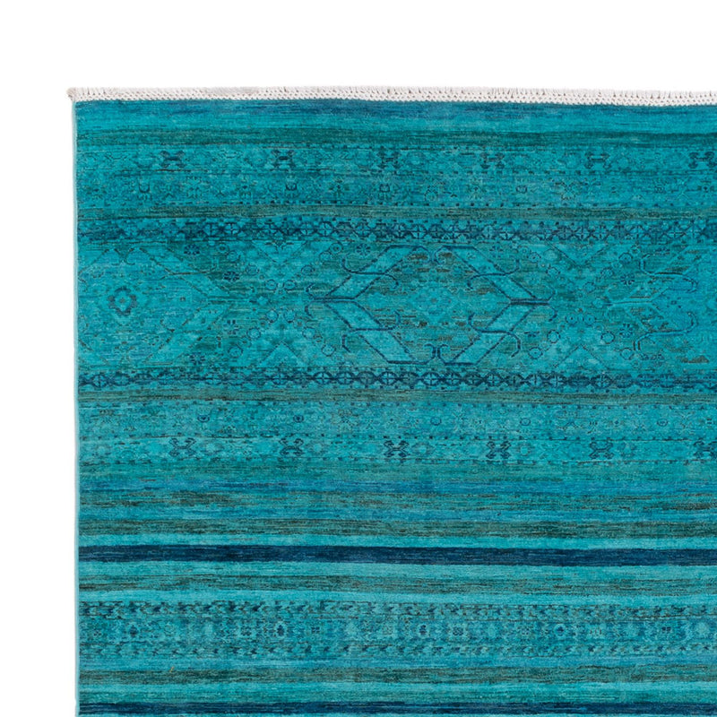 Designer tæppe - 288 x 240 cm - turkis