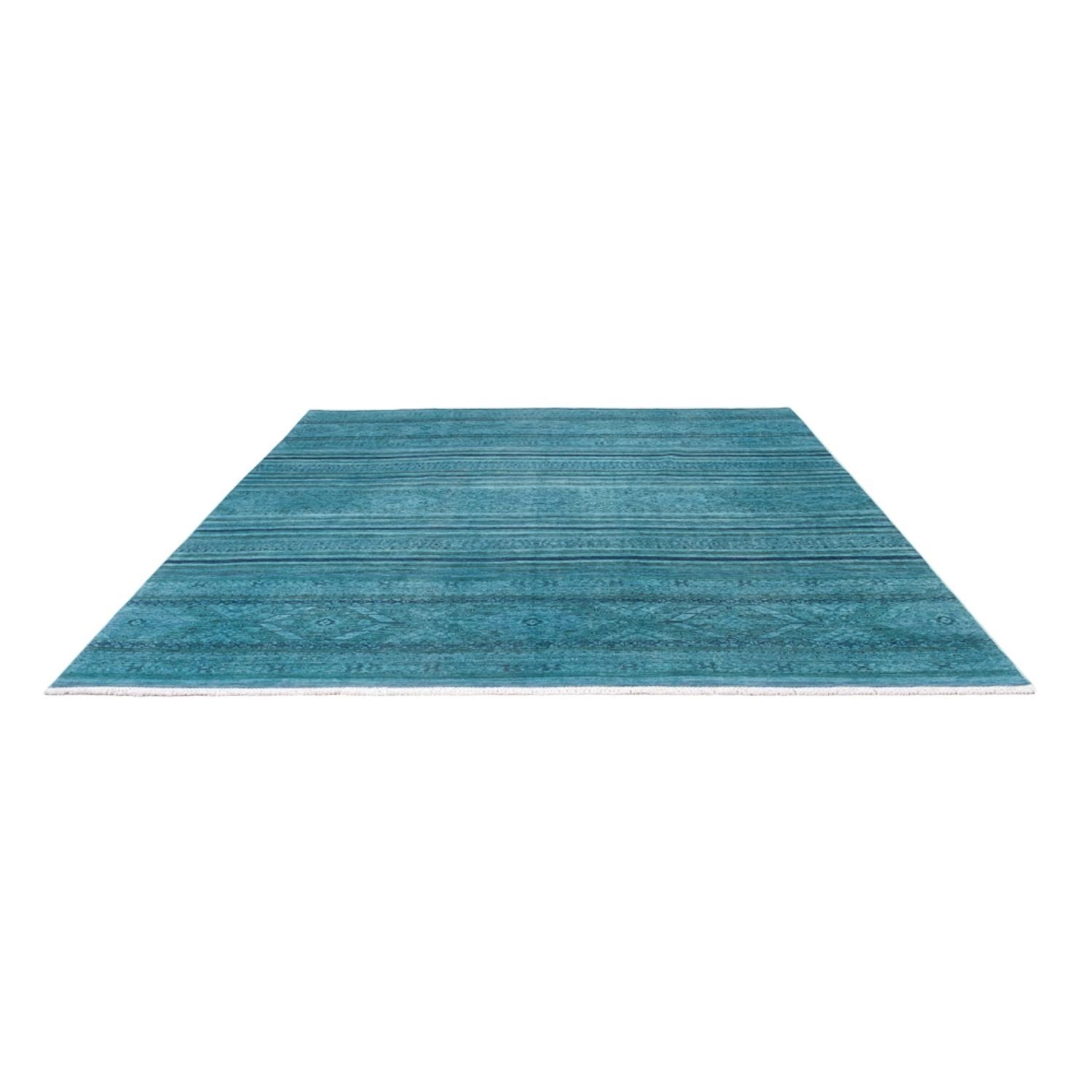 Designer tæppe - 288 x 240 cm - turkis