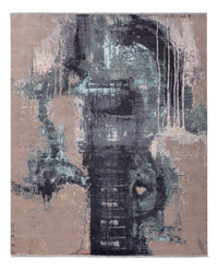 Designer tæppe - 310 x 253 cm - flerfarvet