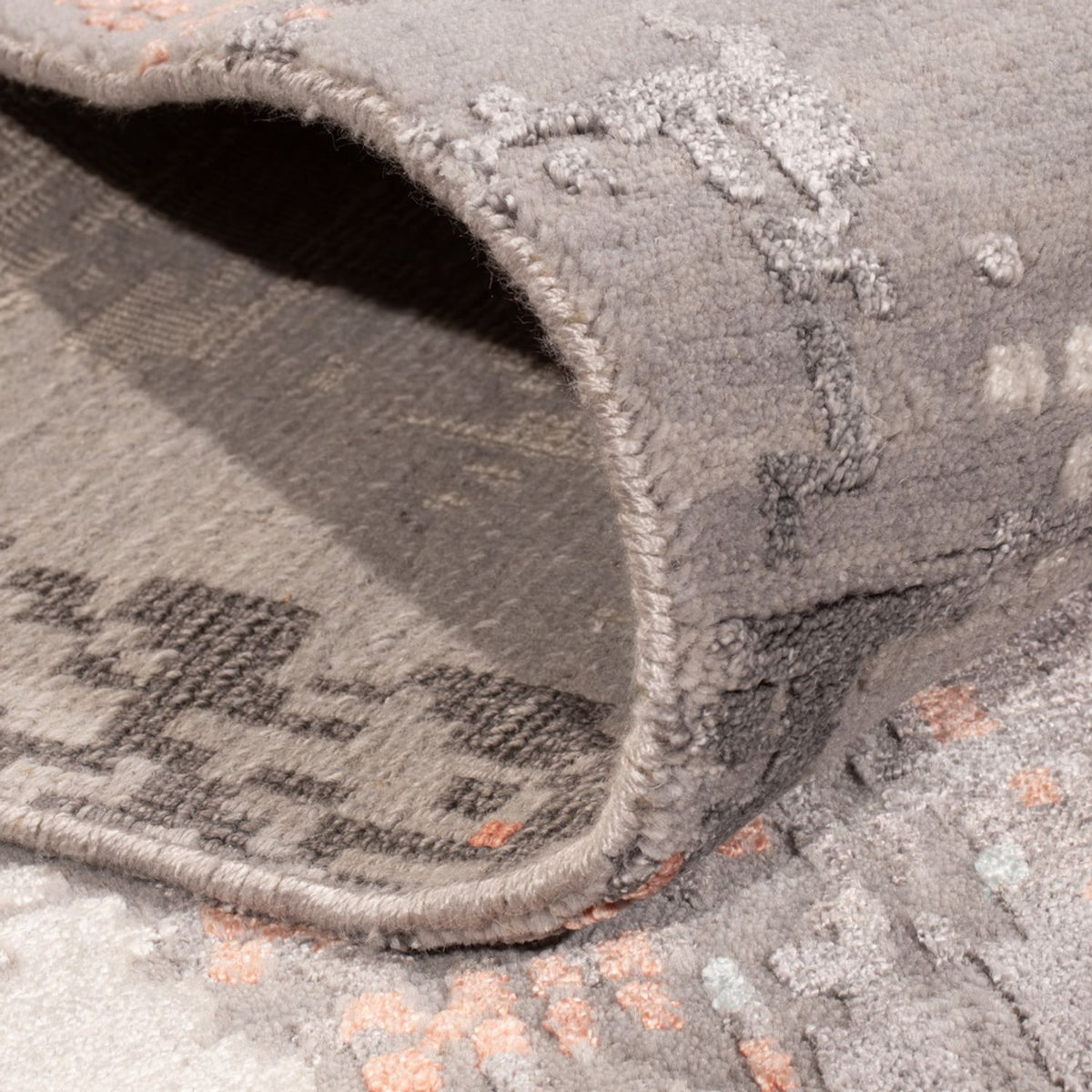 Designer tæppe - 308 x 203 cm - flerfarvet