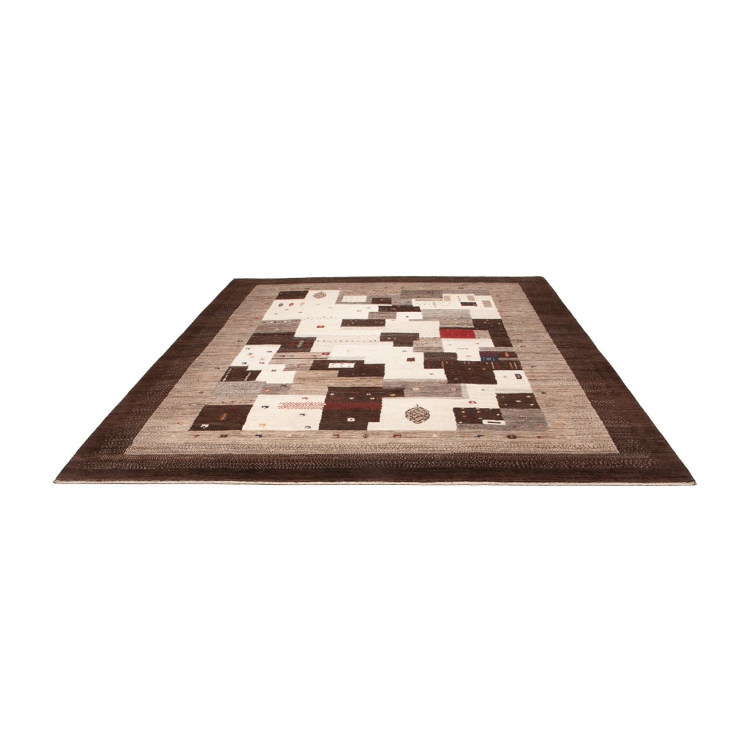 Gabbeh-tæppe - Loribaft Indus - 299 x 244 cm - flerfarvet