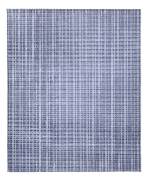 Designer tæppe - 302 x 248 cm - blå