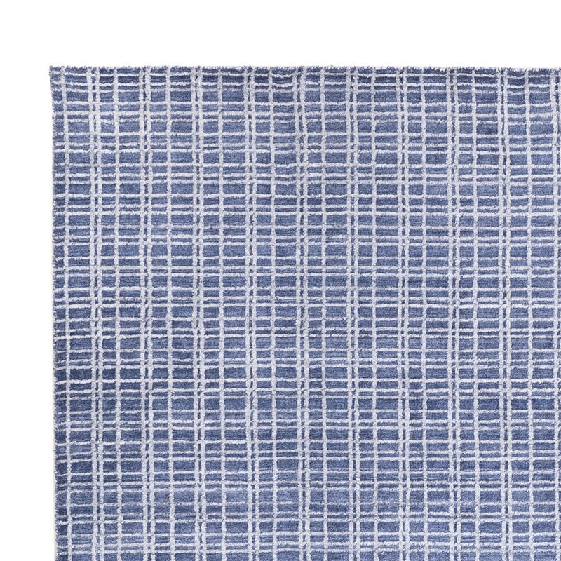 Designer tæppe - 302 x 248 cm - blå