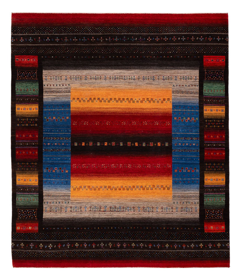 Gabbeh-tæppe - Loribaft Indus - 304 x 257 cm - flerfarvet