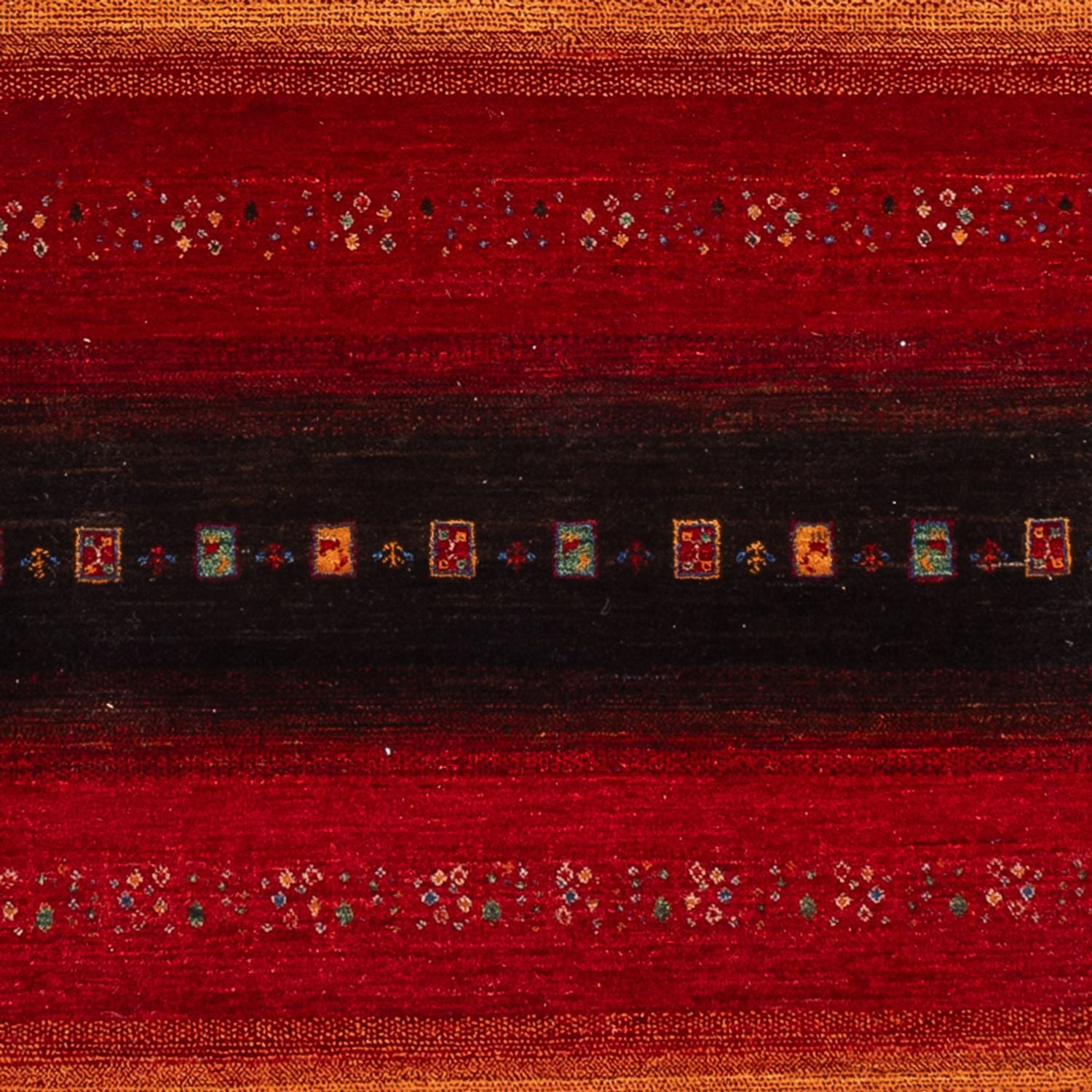 Gabbeh-tæppe - Loribaft Indus - 304 x 257 cm - flerfarvet
