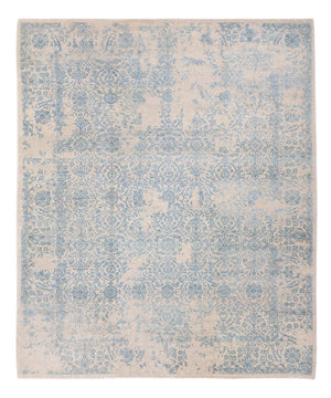 Designer tæppe - 289 x 241 cm - lyseblå