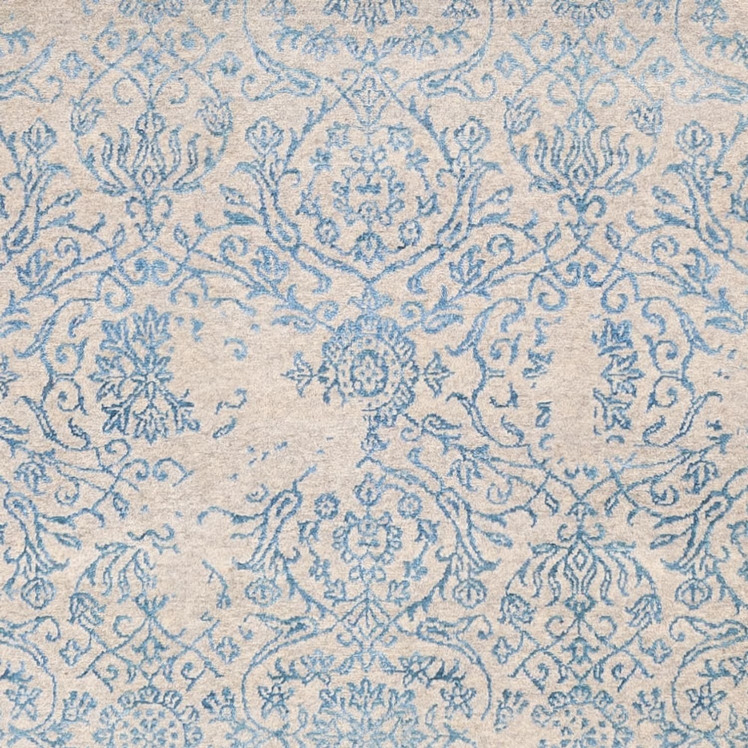 Designer tæppe - 289 x 241 cm - lyseblå