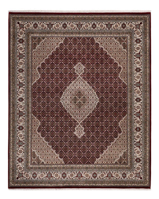 Orientalsk tæppe - Tabriz - 256 x 205 cm - mørk beige