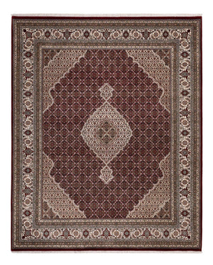 Orientteppich - Täbriz - 256 x 205 cm - dunkelbeige