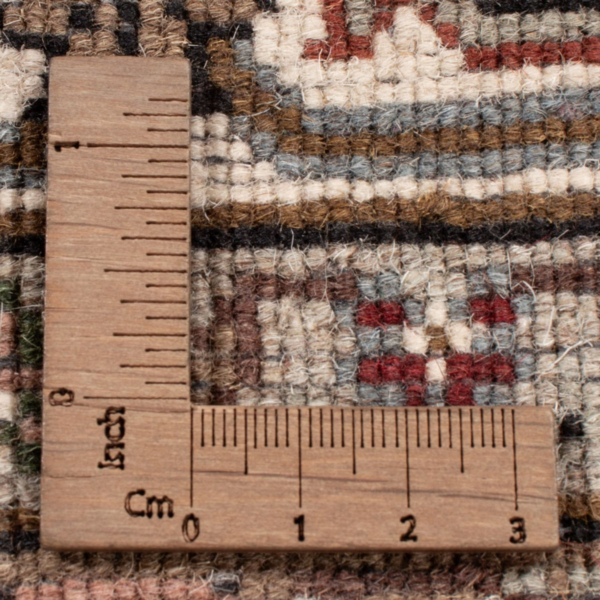 Orientalsk tæppe - Tabriz - 256 x 205 cm - mørk beige