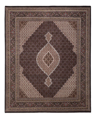 Orientalsk tæppe - Tabriz - 305 x 250 cm - mørk beige