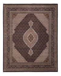 Orientalsk tæppe - Tabriz - 305 x 250 cm - mørk beige