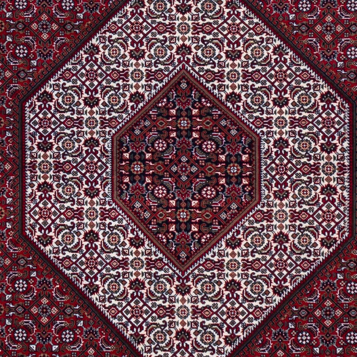 Orientalsk tæppe - Bijar - Indus - 305 x 251 cm - mørkerød