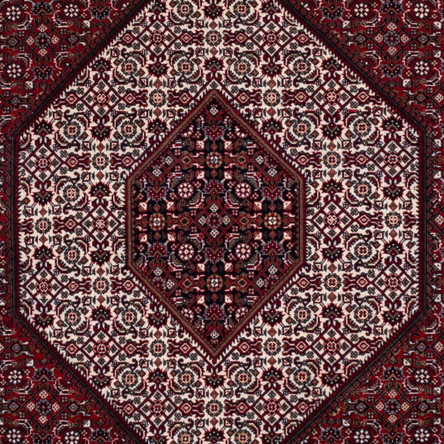 Orientalsk tæppe - Bijar - Indus - 304 x 251 cm - mørkerød