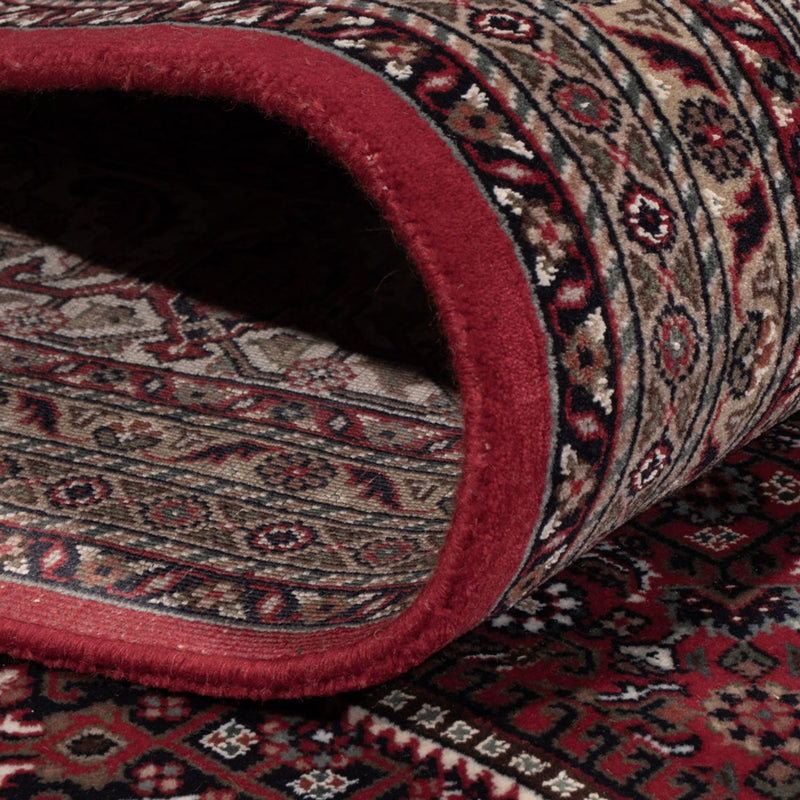 Orientalsk tæppe - Bijar - Indus - 300 x 247 cm - mørkerød