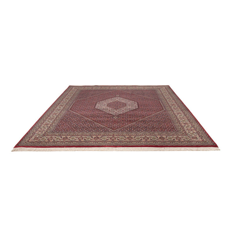 Orientalsk tæppe - Bijar - Indus - 300 x 247 cm - mørkerød