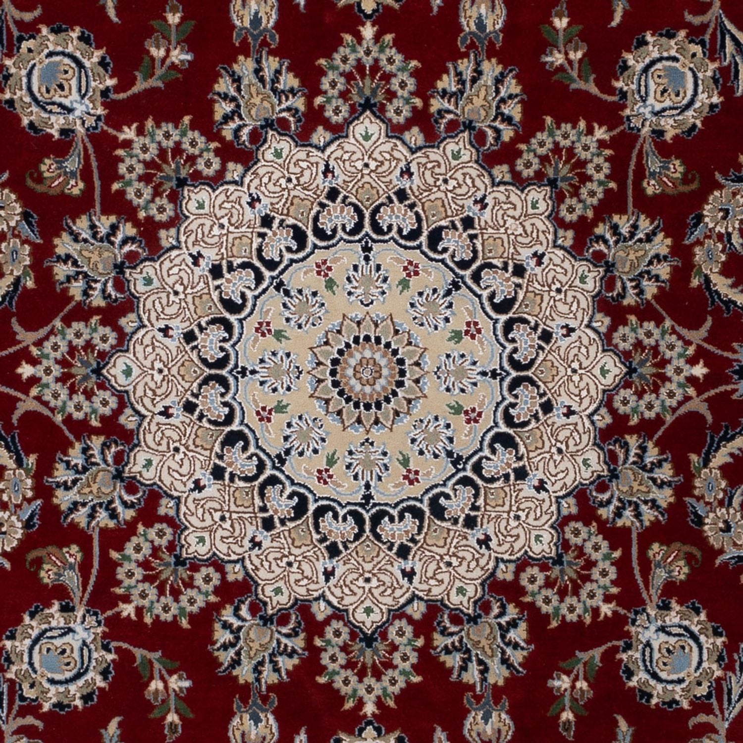 Orientteppich - Nain - Indus - 303 x 200 cm - dunkelrot