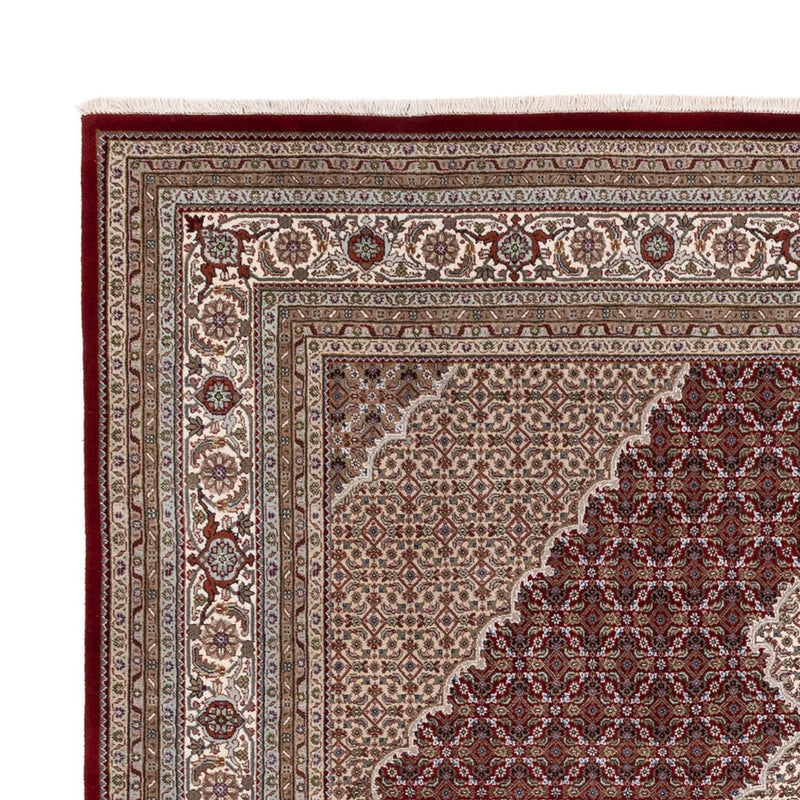 Orientalsk tæppe - Tabriz - 303 x 253 cm - mørk beige